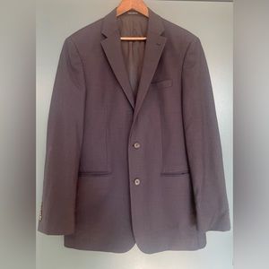Pronto Uomo Platinum Blue Navy Suit Jacket Size 42 X-Long